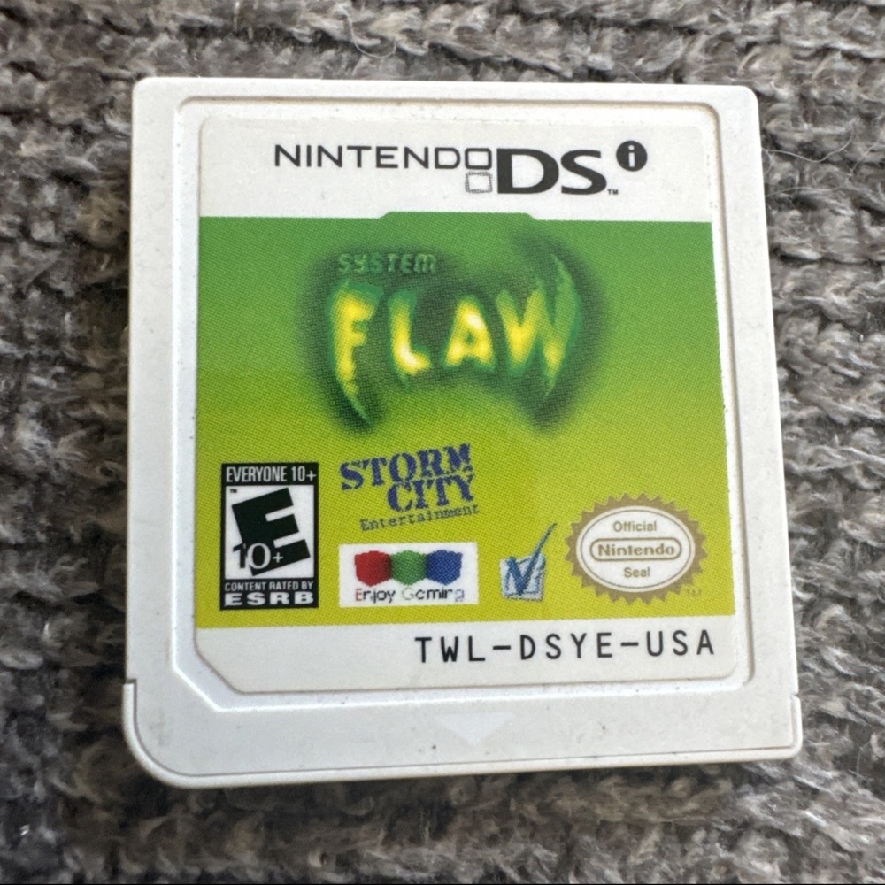 System Flaw Storm City Nintendo DSI DS Working Rare Cartridge Only